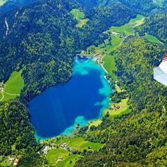 Flugwegposition um 10:54:52: Aufgenommen in der Nähe von Gemeinde Scheffau am Wilden Kaiser, Österreich in 2456 Meter